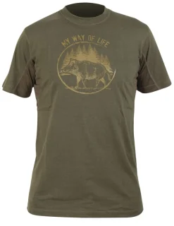 Hombre HART OUTDOOR Camisas Y Camisetas^Camiseta HART BRANDED - Sanglier