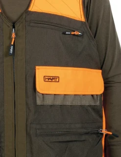 Hombre HART OUTDOOR Chalecos^Chaleco HART ARMOTION CLASS-V Blaze Oliva Oscuro