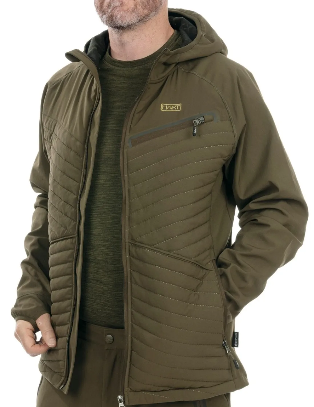 Hombre HART OUTDOOR Chaquetas^Chaqueta Híbrida HART IBICE HOODIE